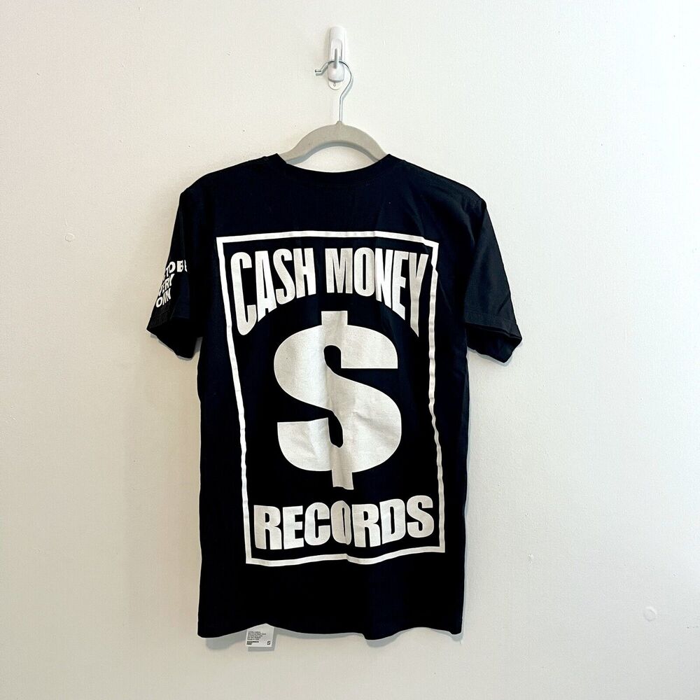 Cash Money Records x Octobers Very Own Black Tee Drake Lil Wayne OVO Rare Sz S
